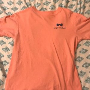 pink ish coral simply southern shirt